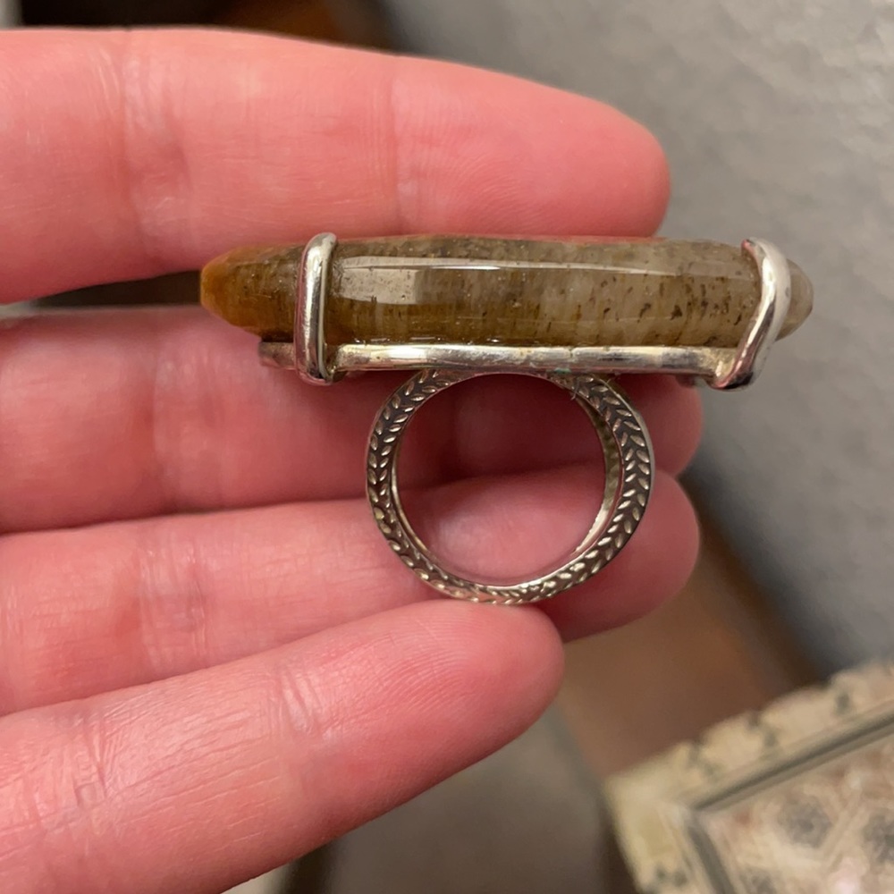 Kendra Scott Brown Stone Ring - image 3